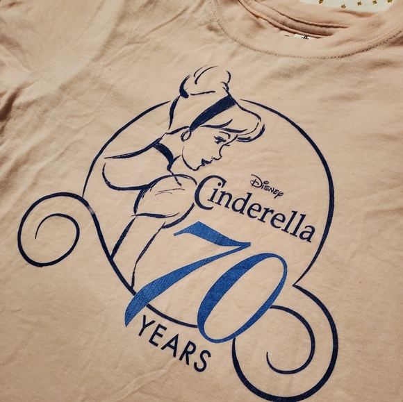 DISNEY CINDERELLA MEDIUM T-SHIRT 70 year anniversary Hot Topic - Picture 1 of 10